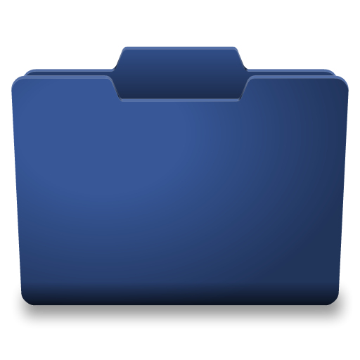 Blue Closed Icon 512x512 png